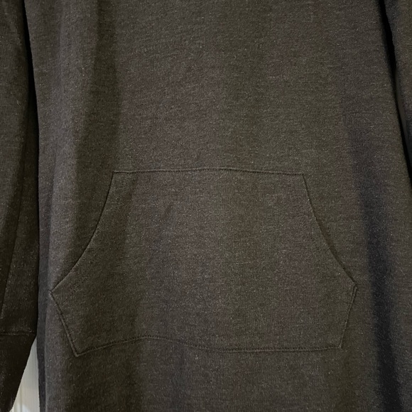 Lola by AFG hooded dress with front pockets. Could be worn as sweatshirt/tunic - Picture 3 of 9